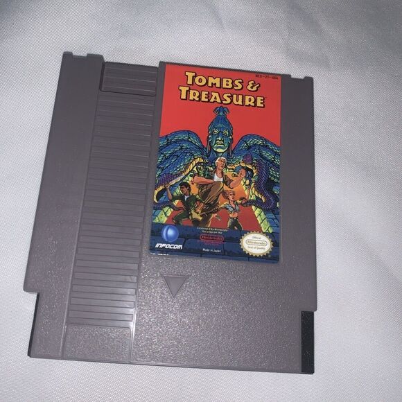 Vintage Video Game Tombs & Treasure (Nintendo NES 1991) Authentic Collectible - Picture 7 of 10